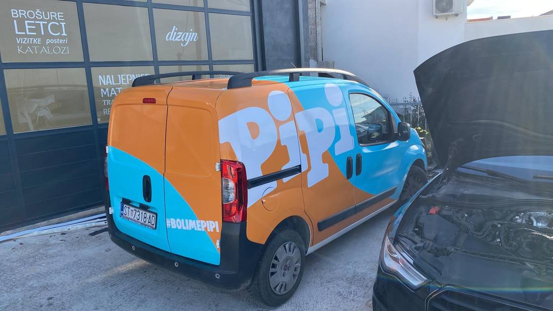 Oslikavanje vozila · Pipi